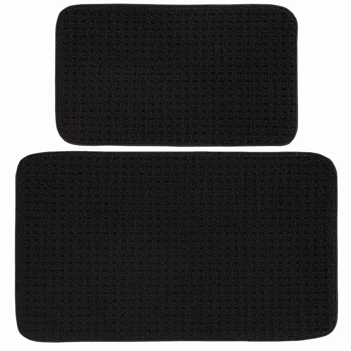 Garland Rug Herald Square 2pc Kitchen Rug Set 18 in. x28 in. Slice & 18 in. x28 in. Mat Ivory
