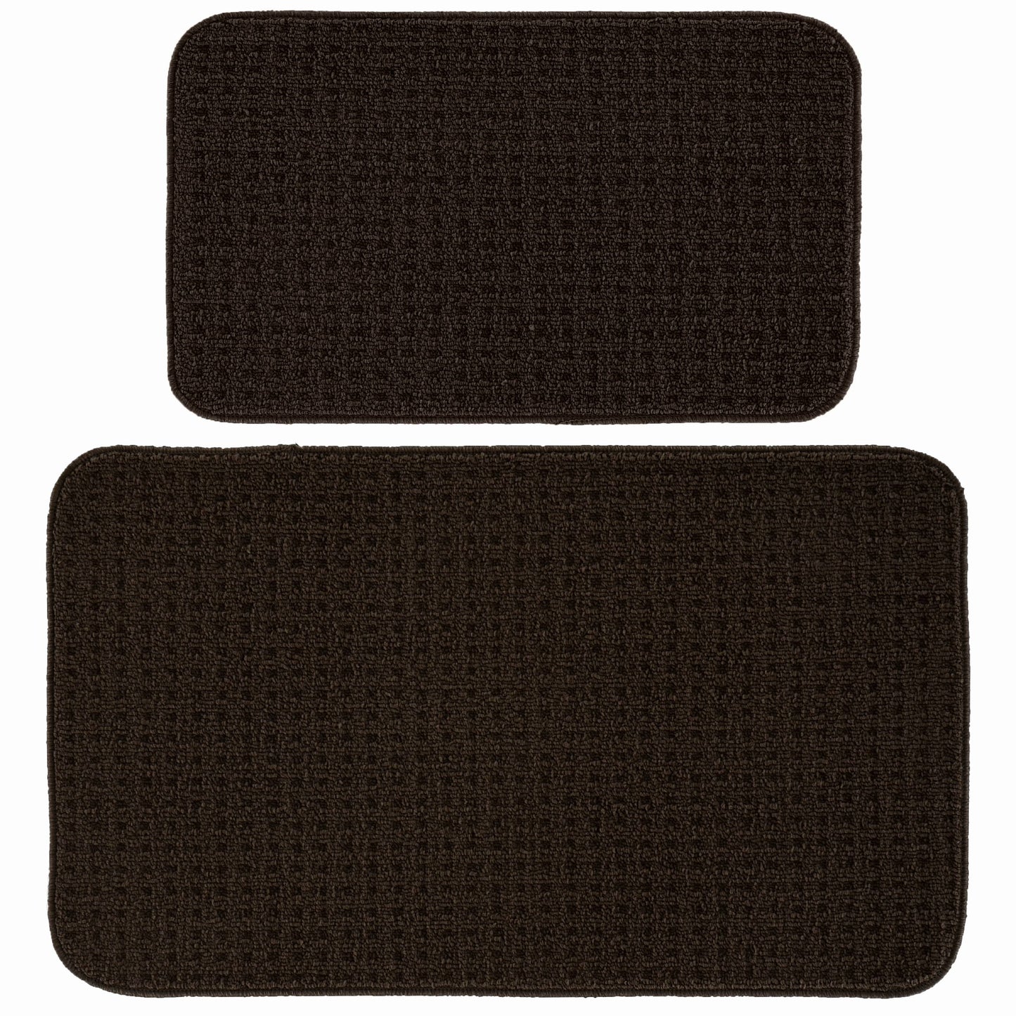 Garland Rug Herald Square 2pc Kitchen Rug Set 18 in. x28 in. Slice & 18 in. x28 in. Mat Ivory