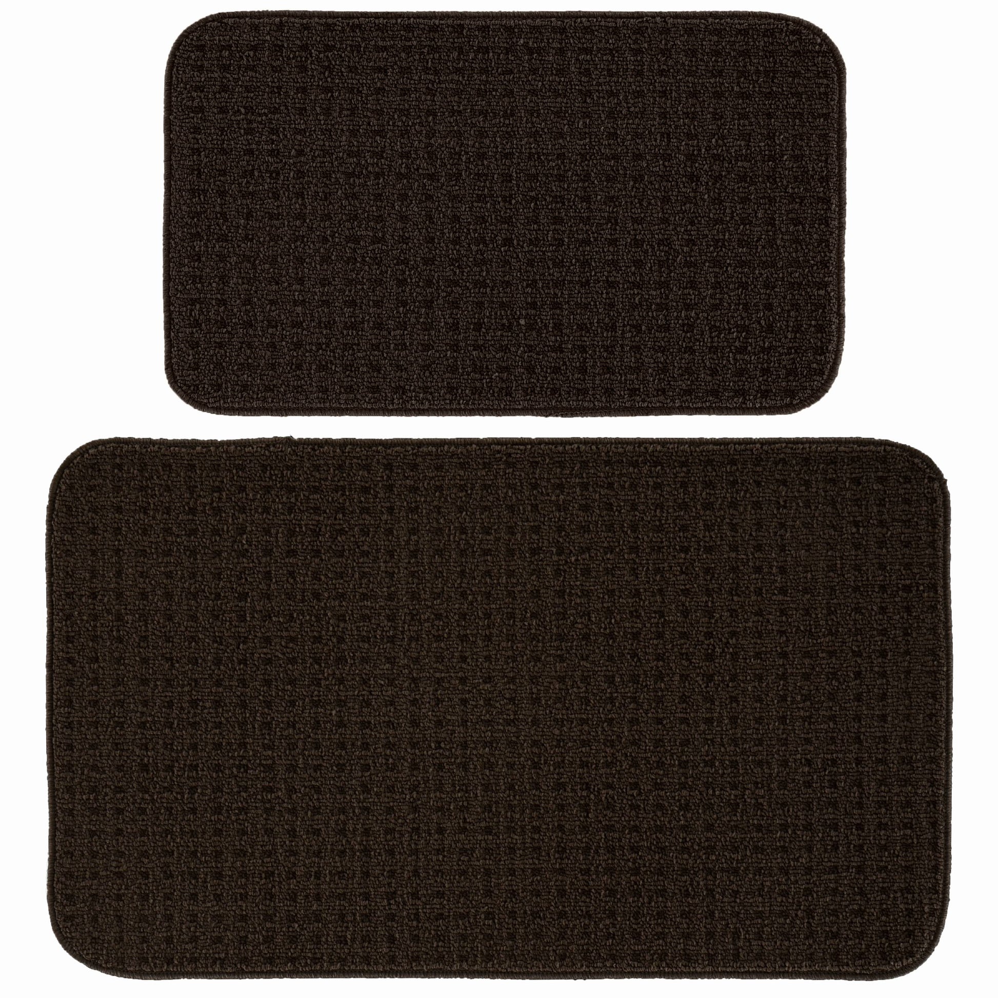 Garland Rug Herald Square 2pc Kitchen Rug Set 18 in. x28 in. Slice & 18 in. x28 in. Mat Ivory