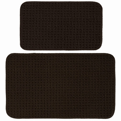 Garland Rug Herald Square 2pc Kitchen Rug Set 18 in. x28 in. Slice & 18 in. x28 in. Mat Ivory