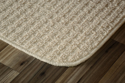 Garland Rug Herald Square 2pc Kitchen Rug Set 18 in. x28 in. Slice & 18 in. x28 in. Mat Ivory